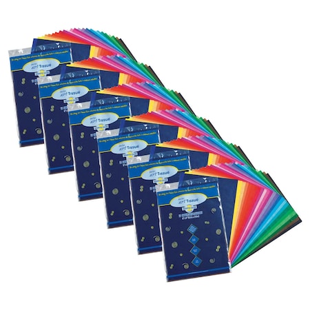 Spectra Deluxe Bleeding Art Tissue, 25 Colors, 12 x 18, PK300 P0058520